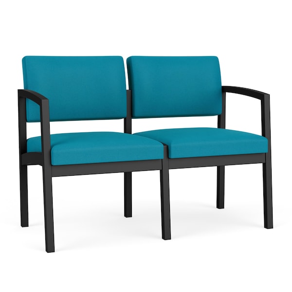 Lesro Lenox 2 Seat Tandem Seating W/ No Center Arm, 43.5 in W 24.5 in L 32 in H LS2101 - main